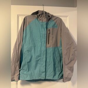 L.L. Bean Teal Tek O2 Rain Jacket